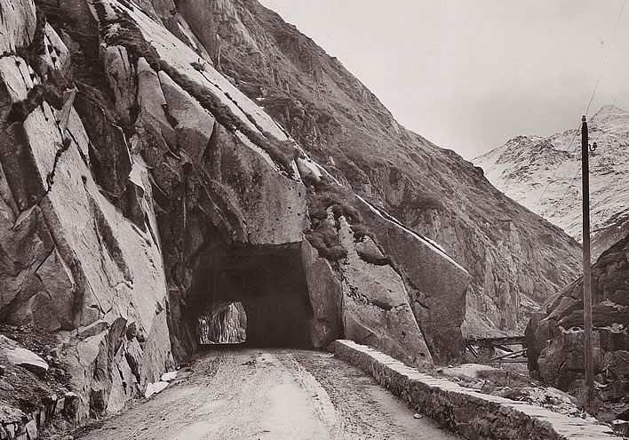 Urnerloch bei Andermatt c.1900