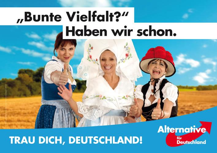AfD election poster, 2017