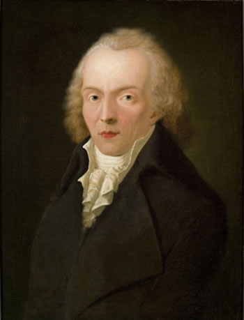 Jean Paul Friedrich Richter painted in 1798 by Heinrich Pfenninger (1749-1815).