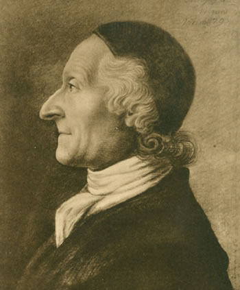 Lavater drawn in 1793 by Andreas Léonard Moeglich