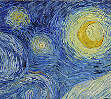 Vincent van Gogh, 'The Starry Night', 1895 (detail).