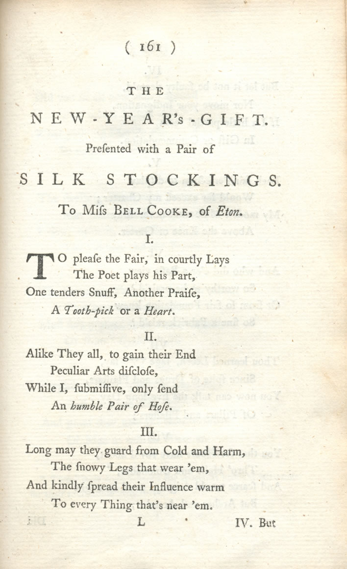 From the 'Oxford Sausage': 'The New Year's Gift' 1