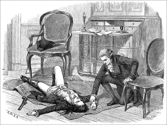 Werther dying
