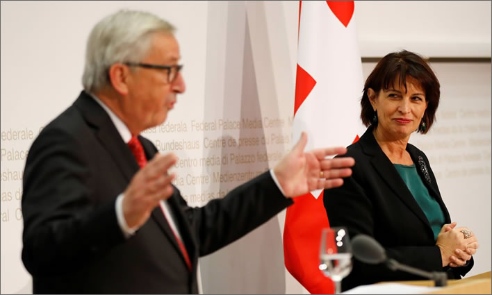 Something in the air tonight: Jean-Claude Juncker and Doris Leuthard 1.