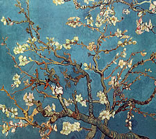 Vincent van Gogh, 'Branch of an Almond Tree in Blossom', 1890.