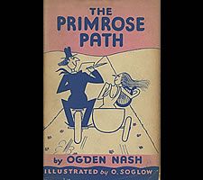 Ogden Nash, 'The Primrose Path', Simon and Schuster, New York, 1935. Dustcover.