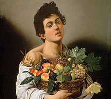 Caravaggio, Boy with a Basket of Fruit, c1593