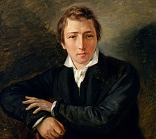 Heinrich Heine by Moritz Daniel Oppenheim, 1831