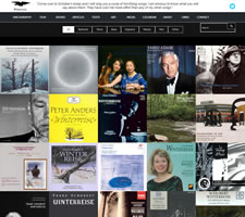 The discography page of the new website winterreise.online.