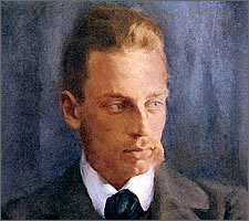 Helmuth Westhoff, Rainer Maria Rilke, 1901 (detail).