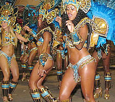 February samba in Rio.