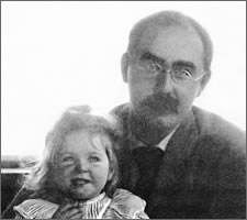 Rudyard Kipling with Josephine ('Effie')