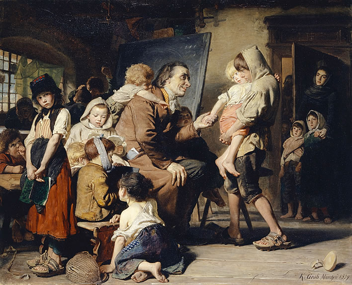 Pestalozzi und die Waisen von Stans, 1879 Pestalozzi und die Waisen von Stans, 1979