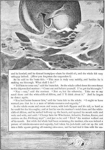'How the Whale Got his Tiny Throat' (1897), p. 4