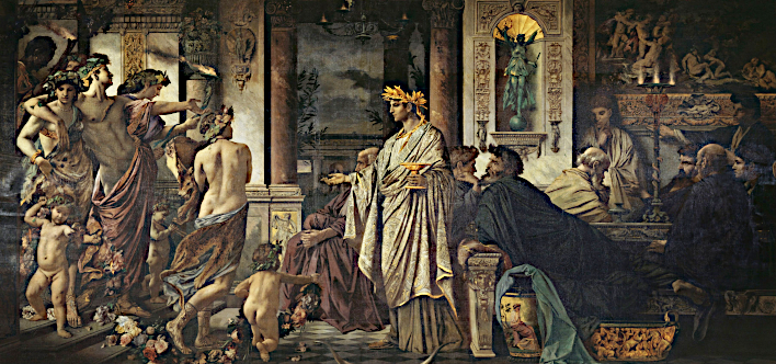 Anselm Feuerbach, Das Gastmahl (version 2), 1874