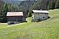 A small setlement spans the path from the Val da Morts, consisting of a substantial house, a barn and woodstore, an outbuilding and a bakehouse.