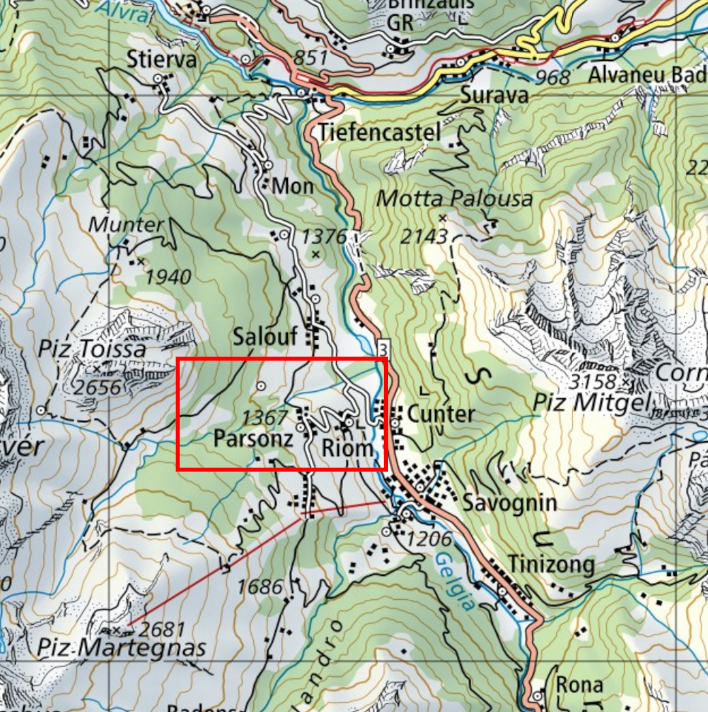 Locality, 'Val da Morts'