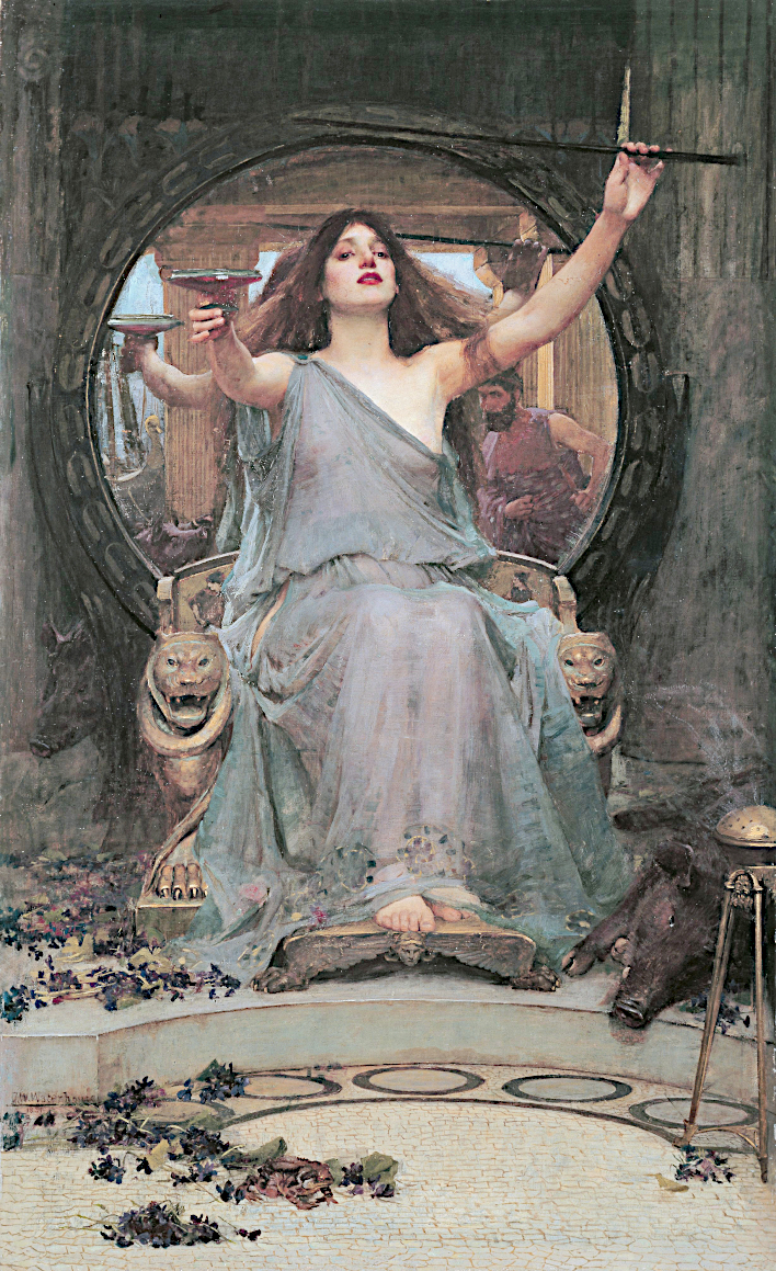 John William Waterhouse, 'Circe Offering the Cup to Odysseus', 1891.